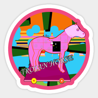 Trojan Horse Sticker